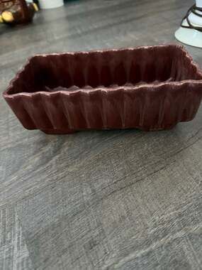 VTG Judy of California Drip Glaze Ceramic Planter